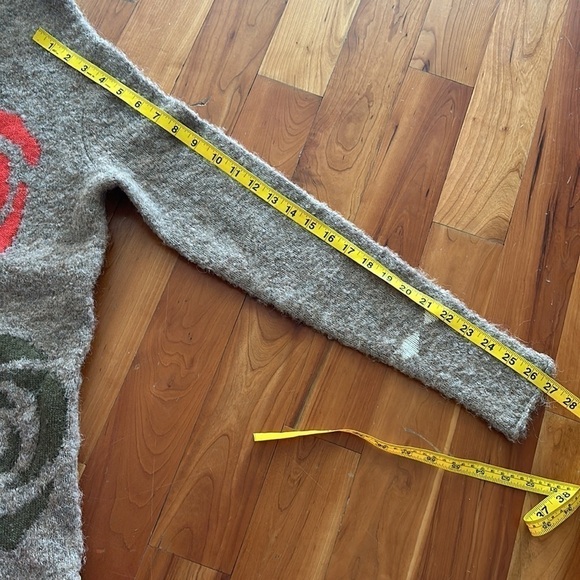 Neve Alpaca Wool sweater Nordic turtleneck colorful neutral apres ski winter - Picture 12 of 12